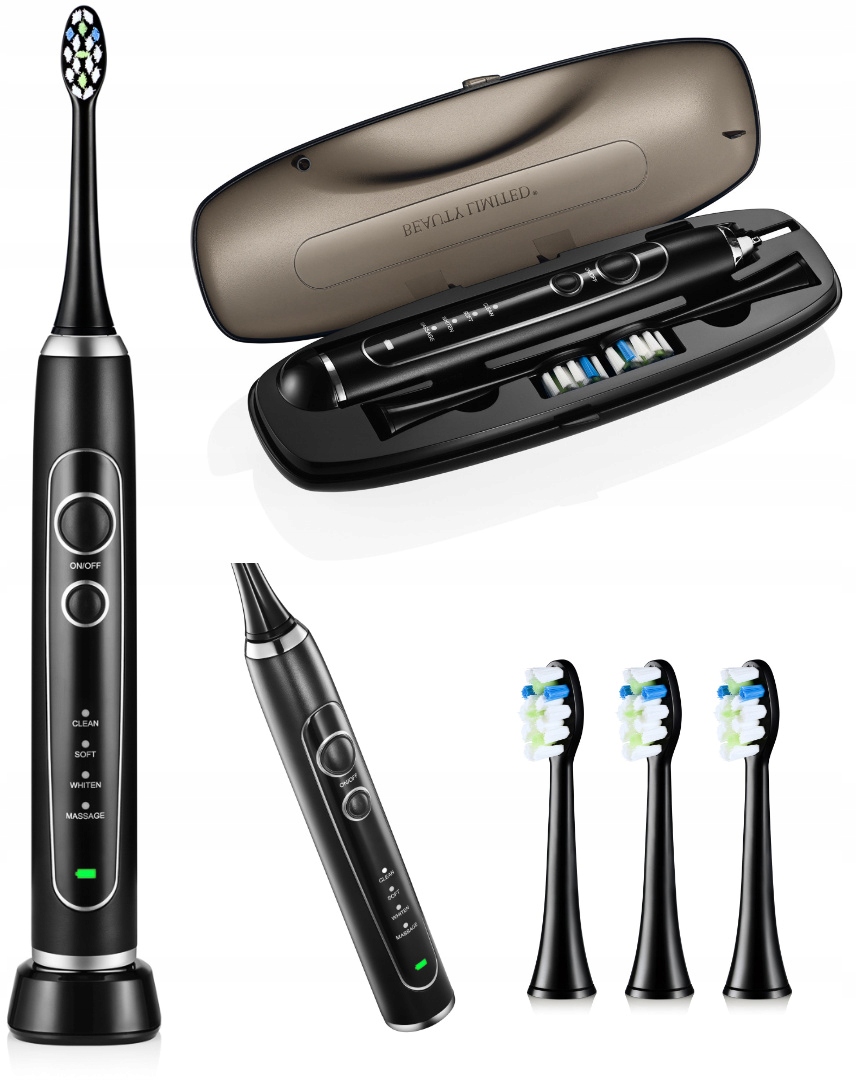 Sonická zubná kefka Beauty Limited DenticBlack, čierna